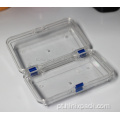 16x10x5cm travesseiro de membrana transparente para retenção da caixa de dentadura